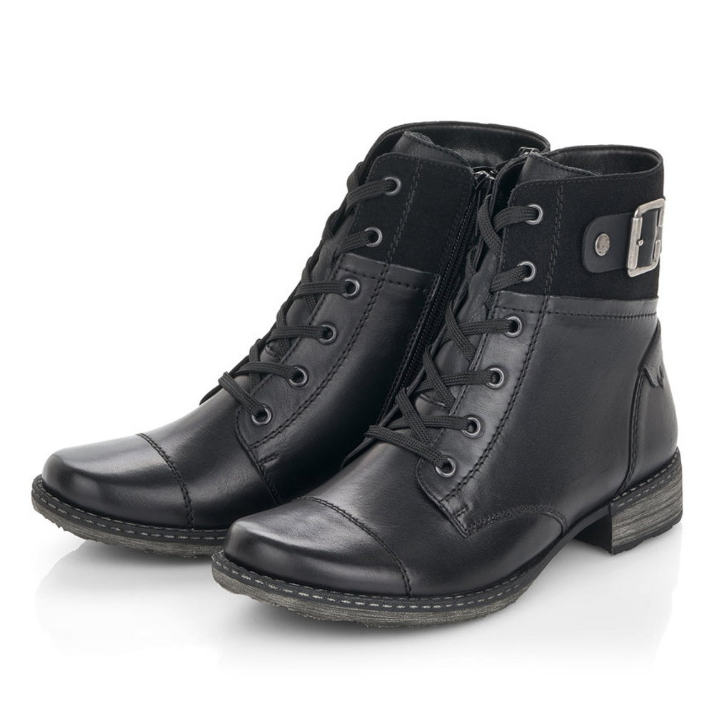 detail Dámská kotníková obuv  REMONTE<br><small> D4368-01 černá W0</small>