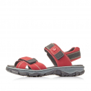 náhled Dámské sandály  RIEKER<br><small> 68851-33 červená S2</small>