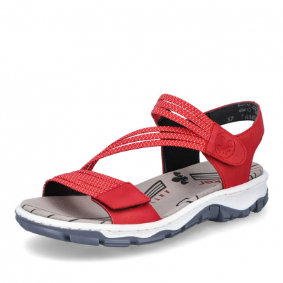 Dámské sandály RIEKER 68871-33 červená S4