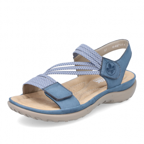 Dámské sandály RIEKER 64870-14 modrá S4