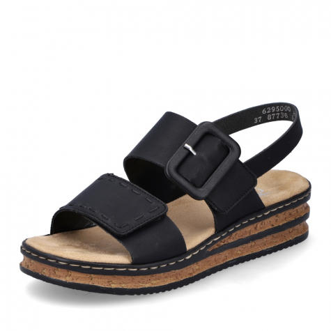 Dámské sandály RIEKER 62950-00 černá S4