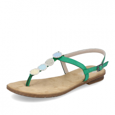 Dámské sandály RIEKER 64211-52 zelená S3