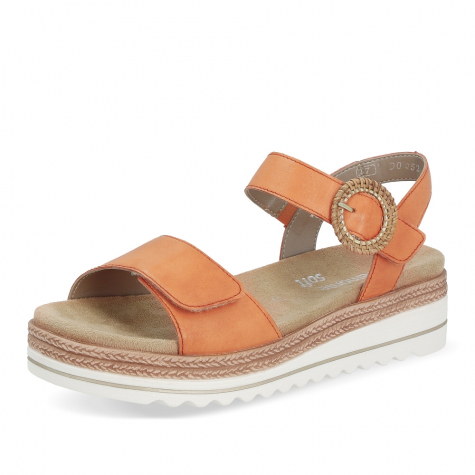 Dámské sandály REMONTE D0Q52-38 oranžová S4
