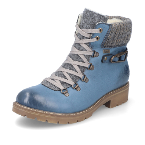 Dámská kotníková obuv RIEKER Y9131-15 modrá W3