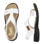 náhled Dámské sandály RIEKER 64577-80 bílá S4