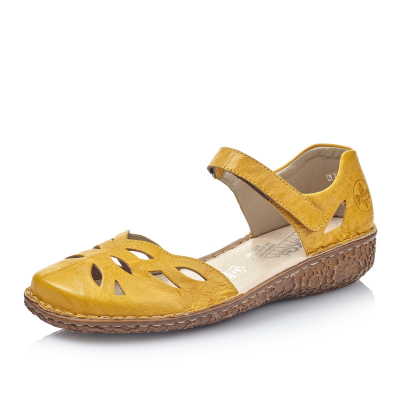 Dámské sandály RIEKER M0967-68 žlutá S2