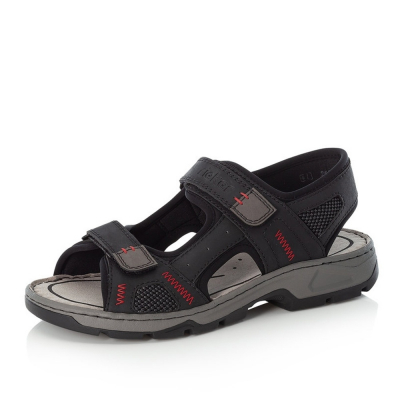 Pánské sandály RIEKER 26174-01 černá S1