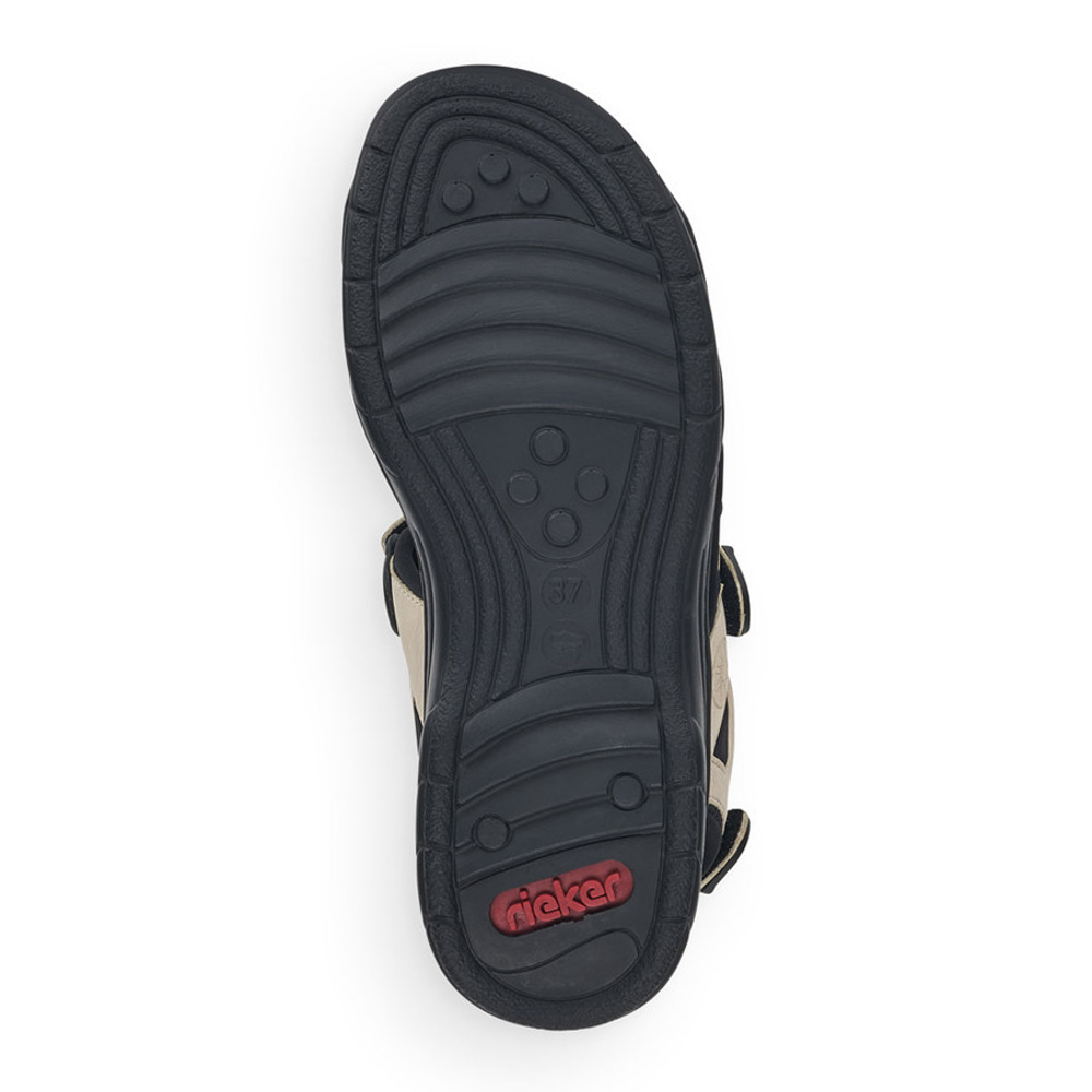 detail Dámské sandály RIEKER 64582-60 béžová S4