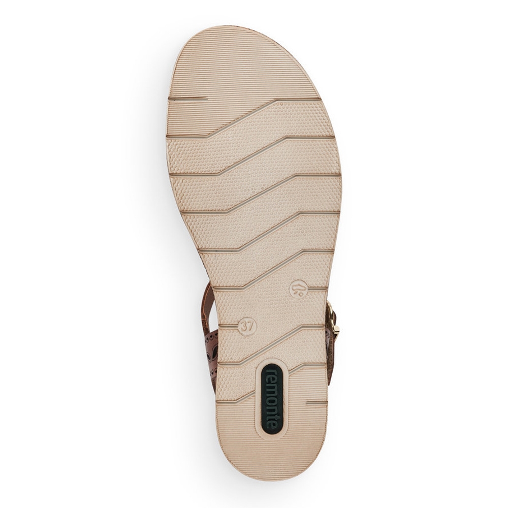 detail Dámské sandály REMONTE D3055-24 hnědá S2