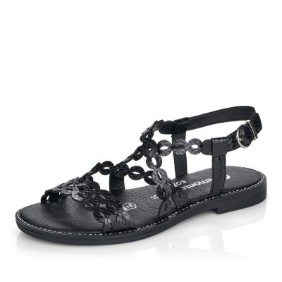 Dámské sandály REMONTE D3660-01 černá S1