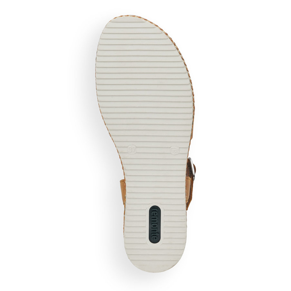 detail Dámské sandály REMONTE R4551-68 žlutá S1