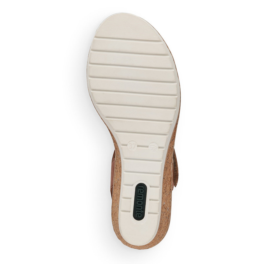 detail Dámské sandály REMONTE R6251-22 hnědá S2