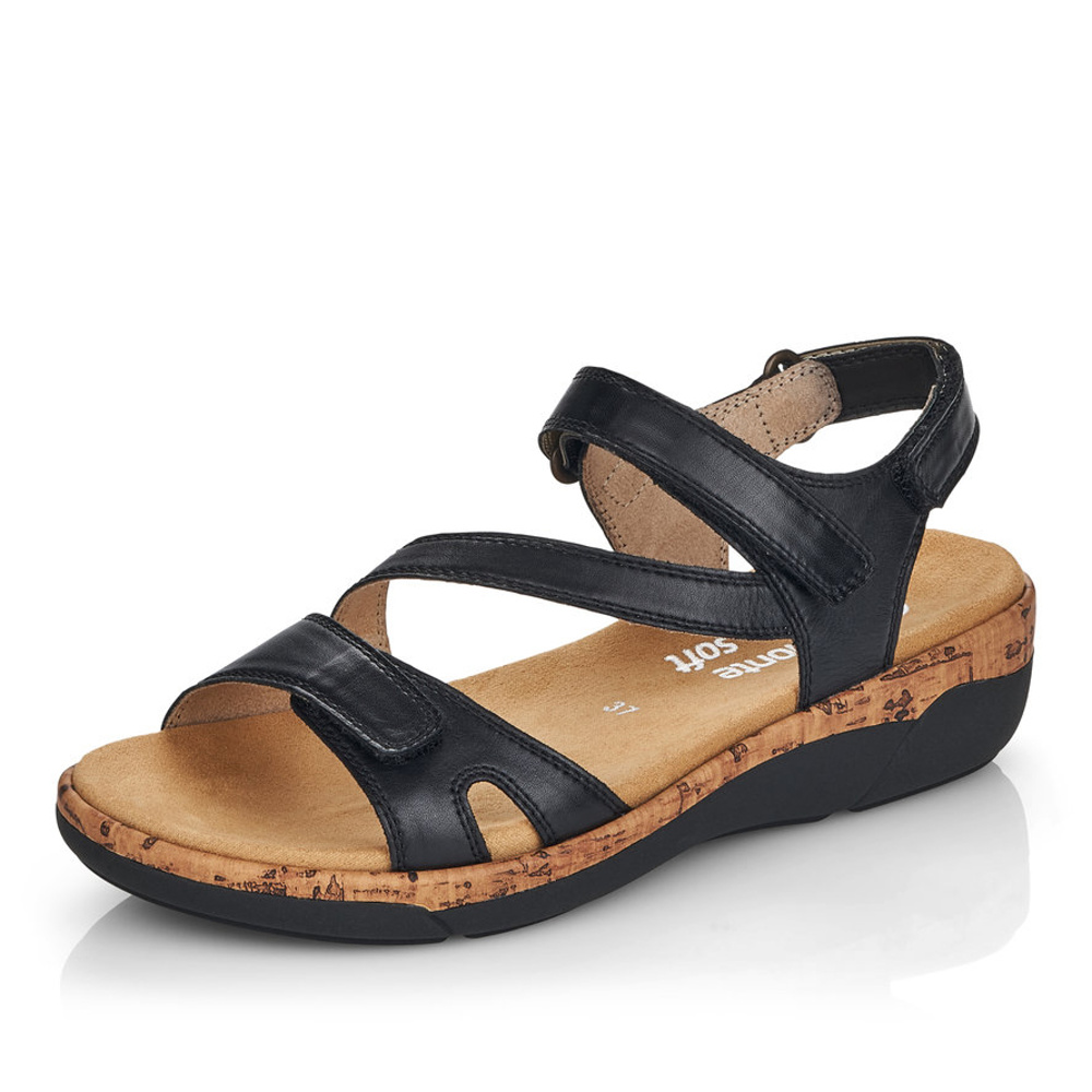 detail Dámské sandály REMONTE R6850-01 černá S4