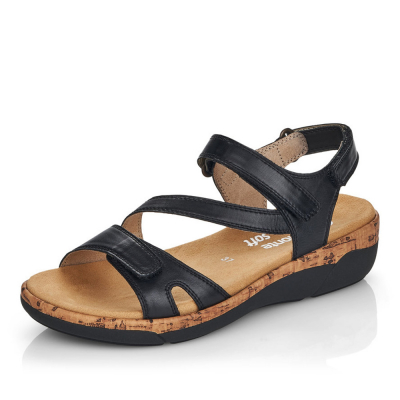 Dámské sandály REMONTE R6850-01 černá S2