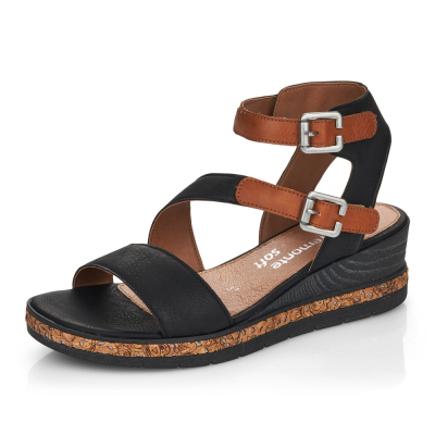 Dámské sandály REMONTE D3052-01 černá S3