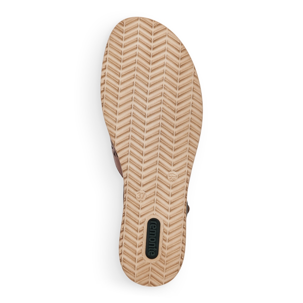 detail Dámské sandály REMONTE D6450-24 hnědá S2
