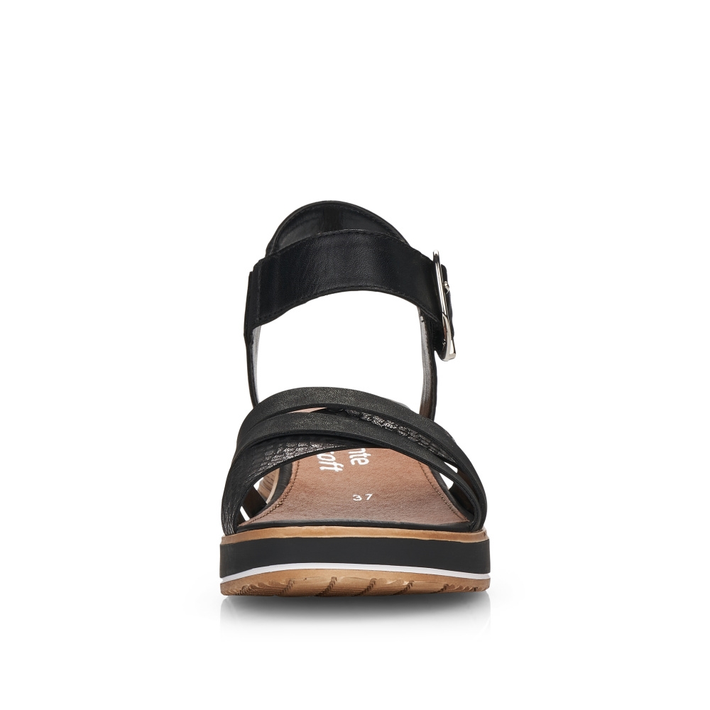 detail Dámské sandály REMONTE D6454-00 černá S4