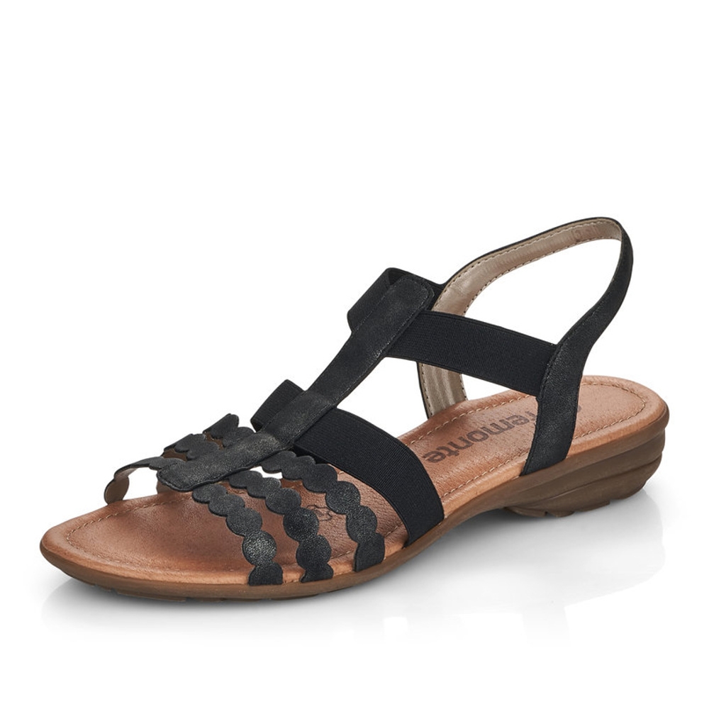 detail Dámské sandály REMONTE R3665-45 černá S2