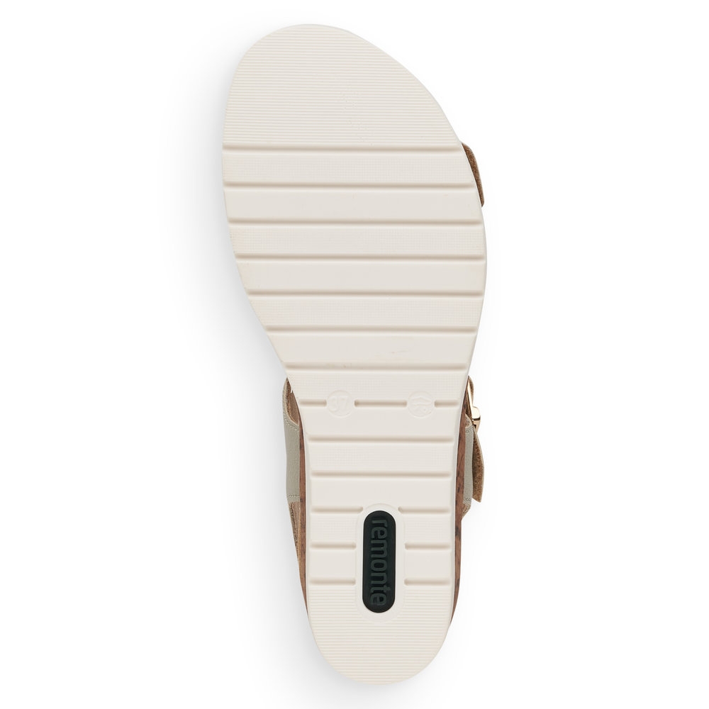 detail Dámské sandály REMONTE R6152-90 zlatá S2
