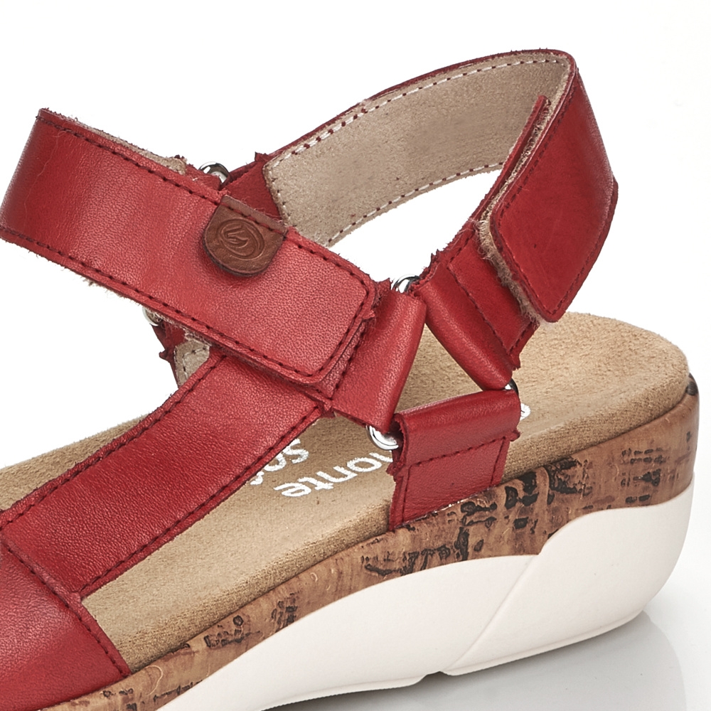 detail Dámské sandály REMONTE R6855-33 červená S2