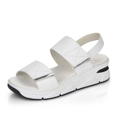 Dámské sandály RIEKER V2075-80 bílá S2