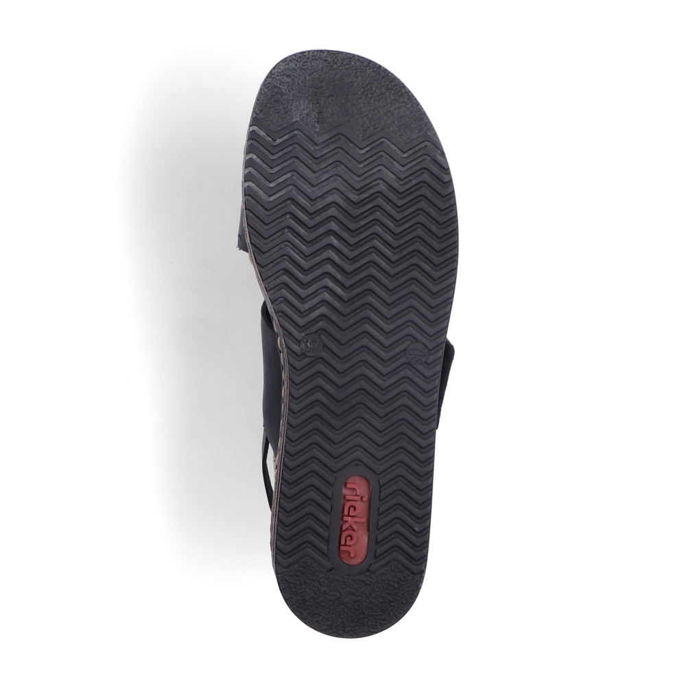 detail Dámské sandály RIEKER 62950-00 černá S4