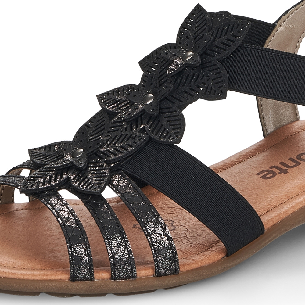 detail Dámské sandály REMONTE R3663-02 černá S3