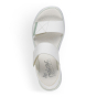 náhled Dámské sandály RIEKER V4475-80 bílá S4