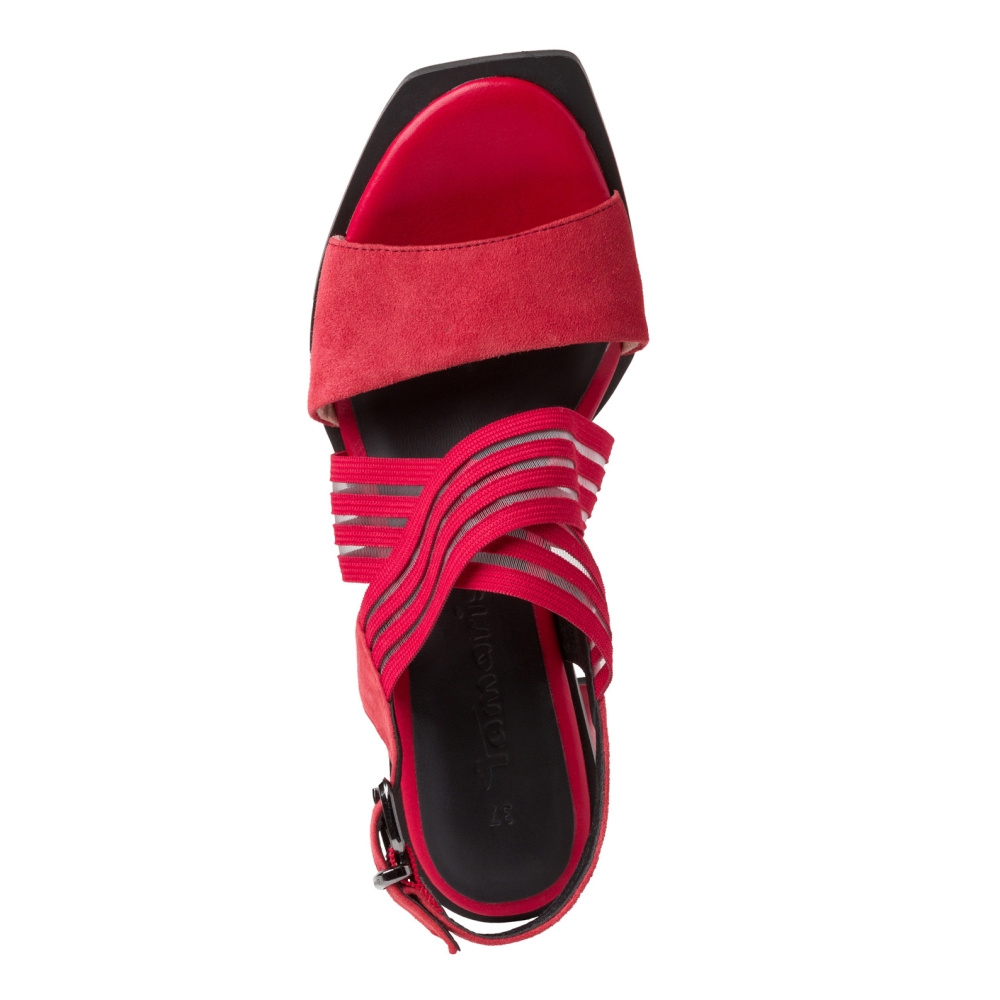 detail Dámské sandály TAMARIS 28354-28-534 červená S2