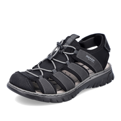 Pánské sandály RIEKER 26770-00 černá S3
