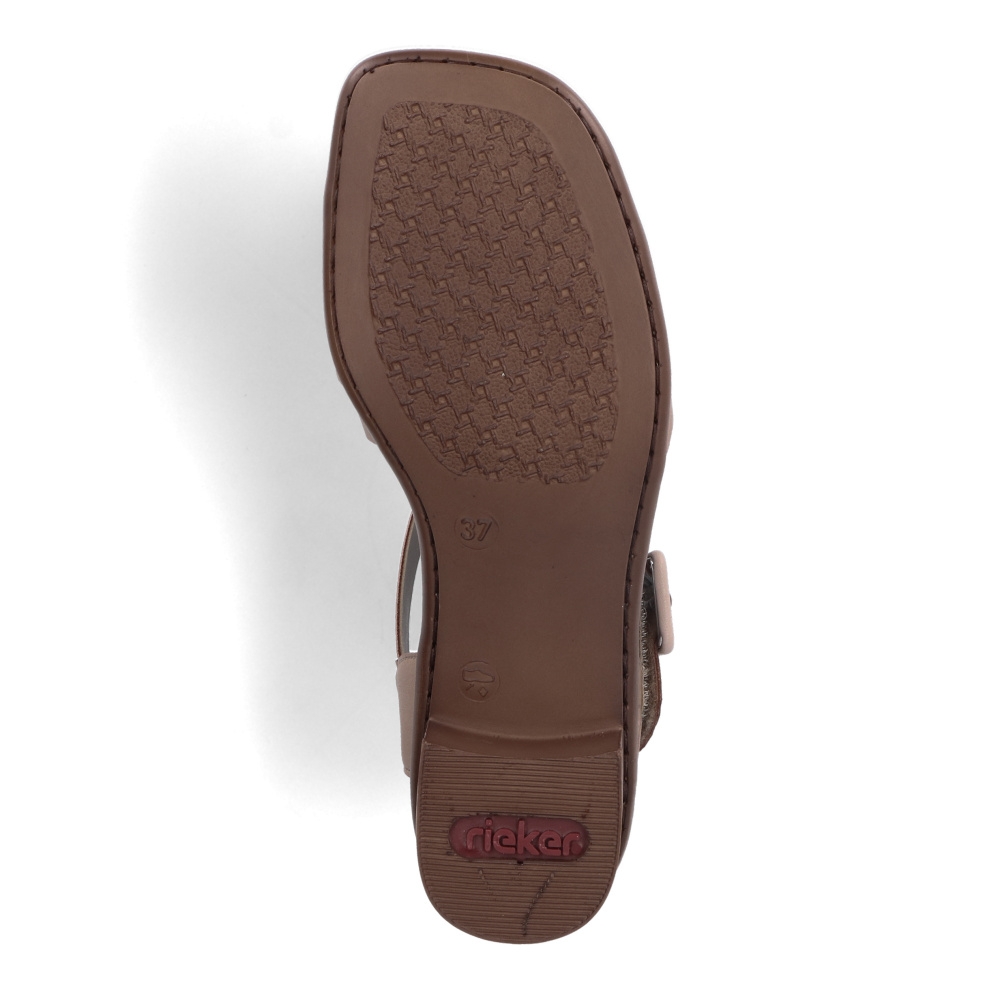 detail Dámské sandály RIEKER 62661-60 béžová S3