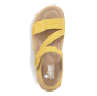 náhled Dámské sandály RIEKER 64870-68 žlutá S3