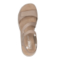 náhled Dámské sandály RIEKER 659C7-60 béžová S3