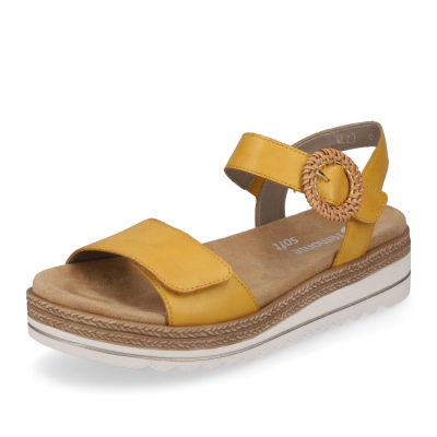 Dámské sandály REMONTE D0Q52-68 žlutá S3