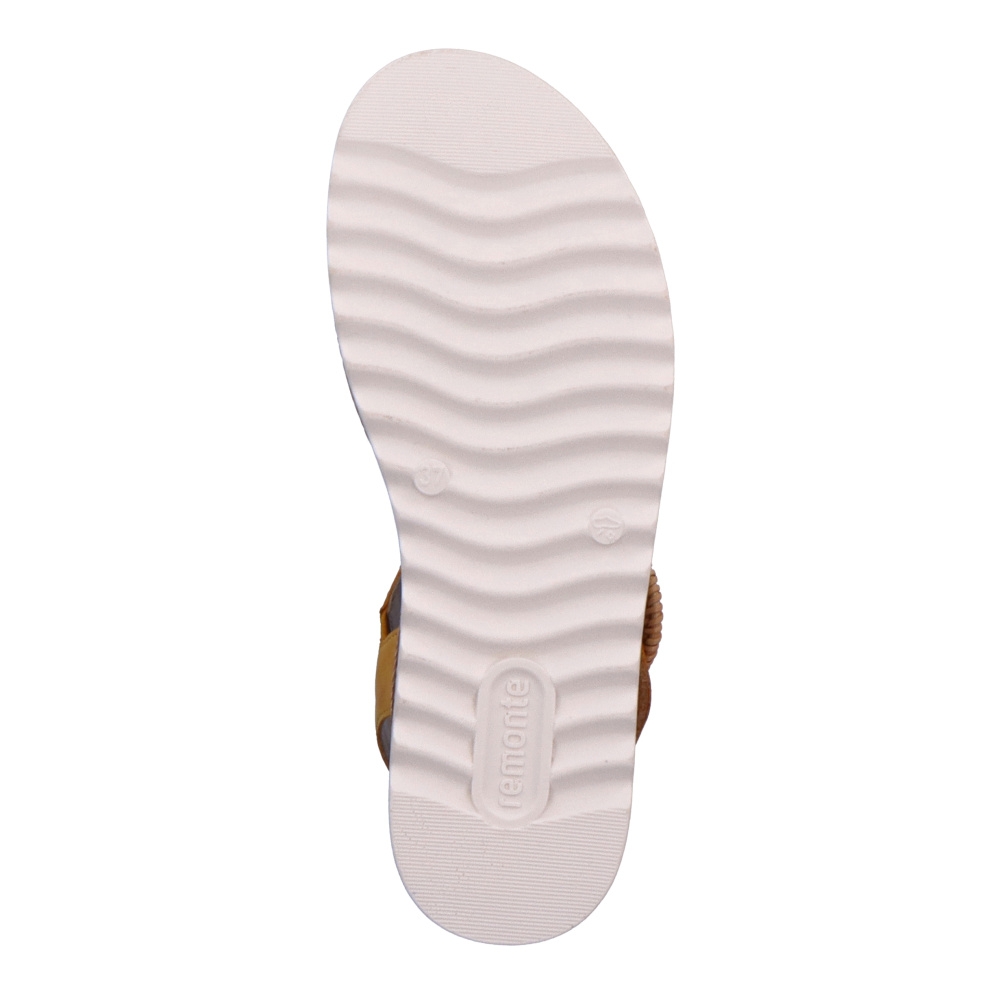 detail Dámské sandály REMONTE D0Q52-68 žlutá S3