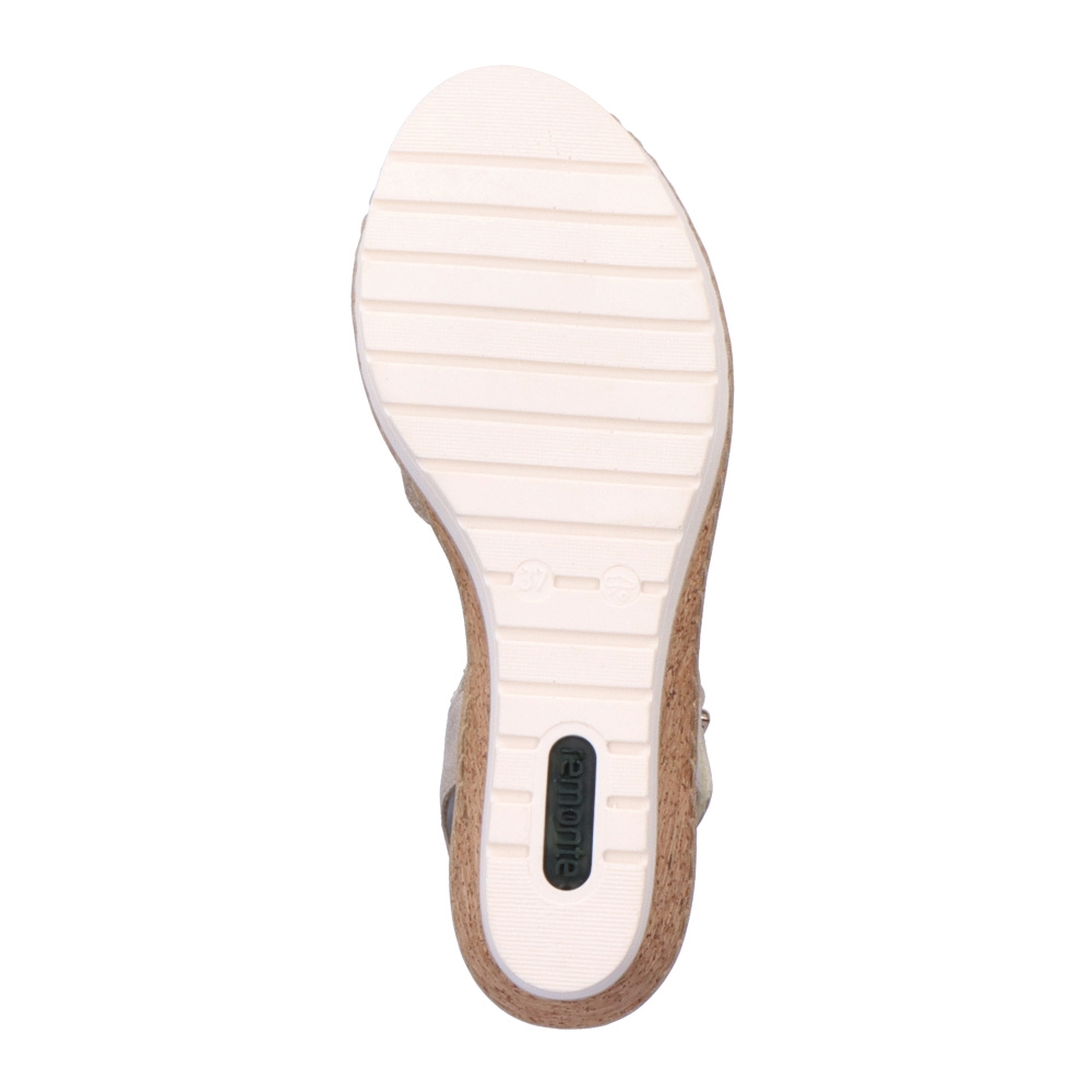 detail Dámské sandály REMONTE R6263-60 béžová S4