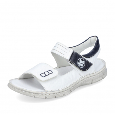 Dámské sandály RIEKER V0852-80 bílá S3