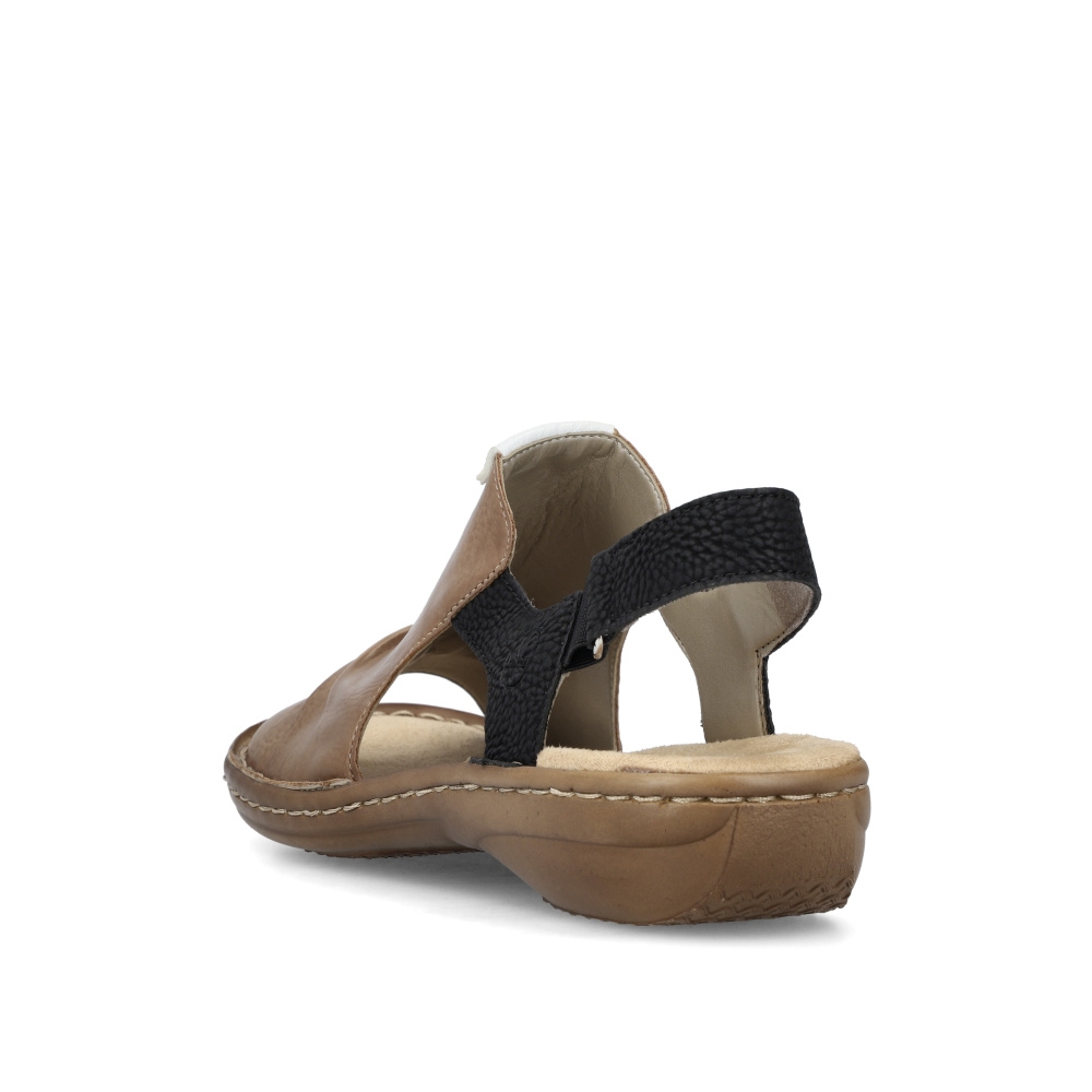 detail Dámské sandály RIEKER 60857-64 béžová S3