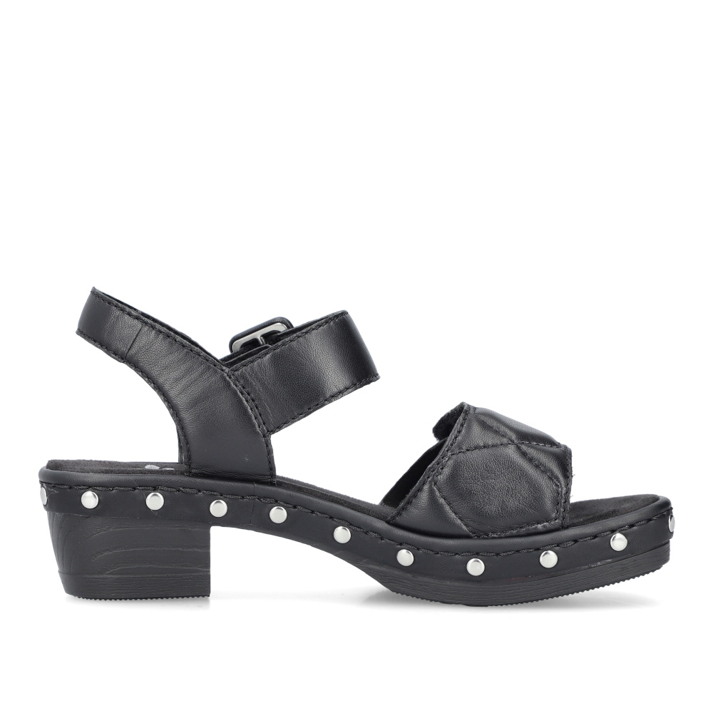 detail Dámské sandály RIEKER V6751-00 černá S3
