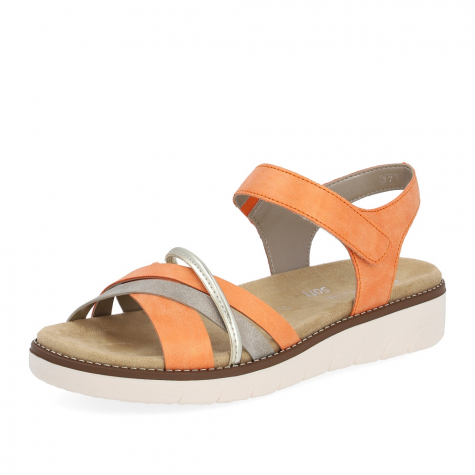Dámské sandály REMONTE D2058-38 oranžová S4
