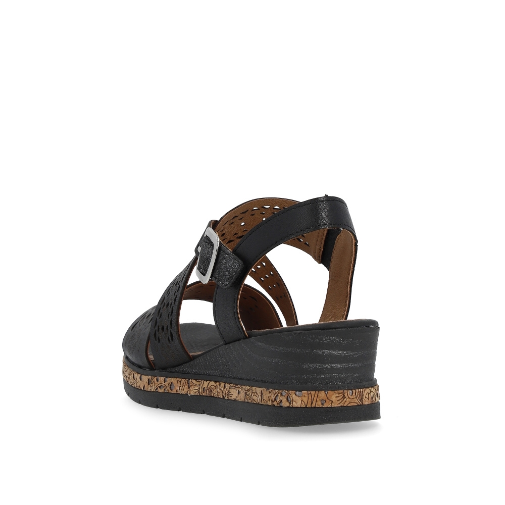 detail Dámské sandály REMONTE D3069-02 černá S4