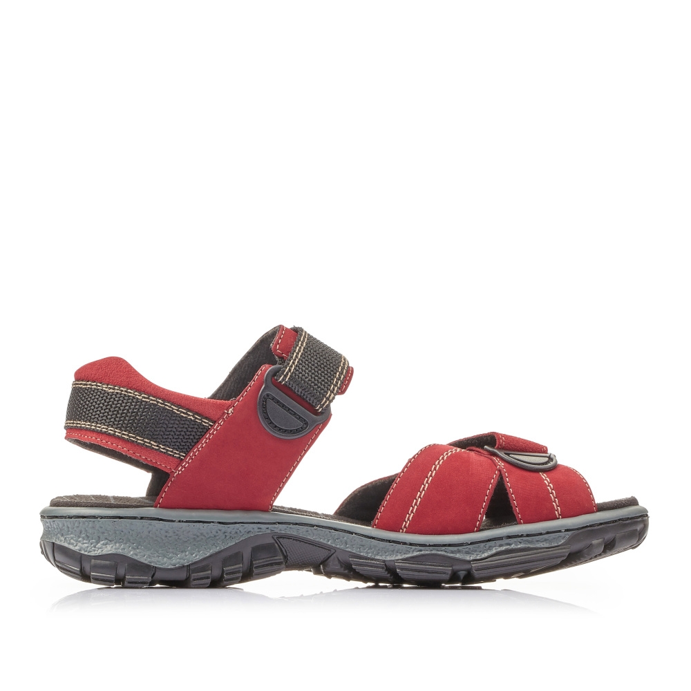 detail Dámské sandály RIEKER 68851-33 červená S2