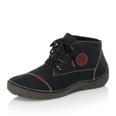 Dámská kotníková obuv RIEKER 52502-00 černá W1