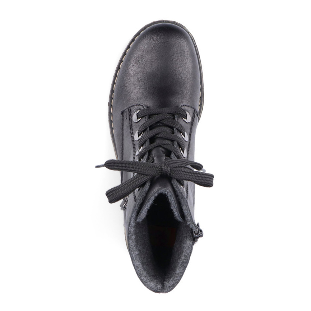 detail Dámská kotníková obuv RIEKER 71208-00 černá W3