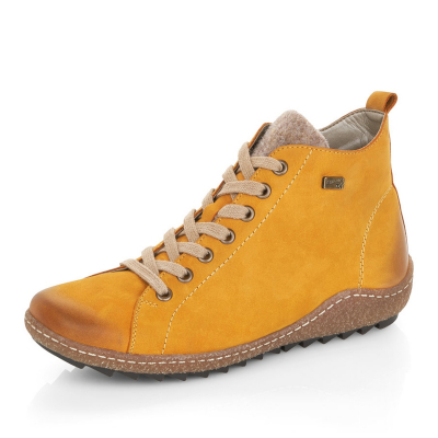 Dámská kotníková obuv REMONTE R4789-68 žlutá W1