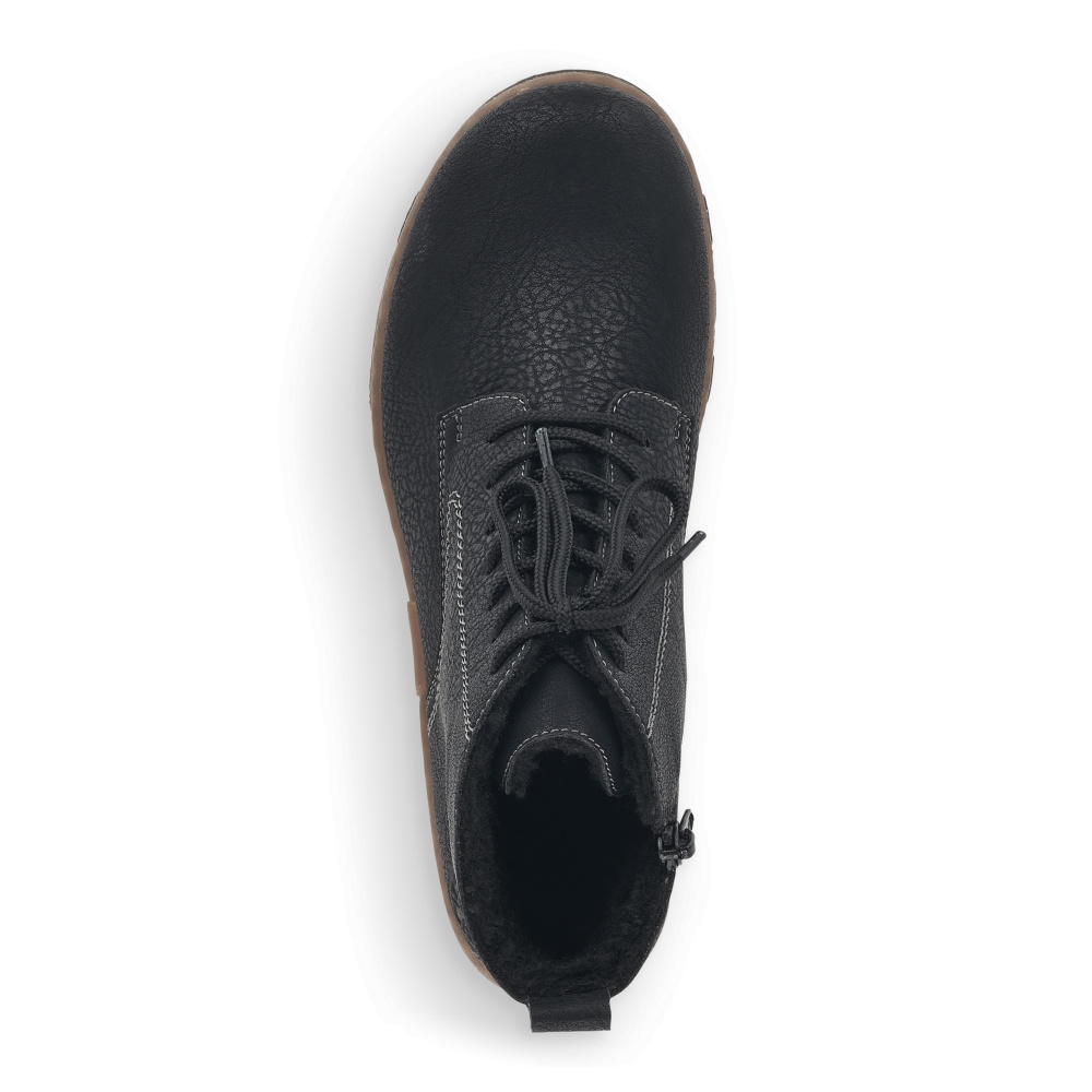 detail Dámská kotníková obuv RIEKER Z0112-00 černá W2