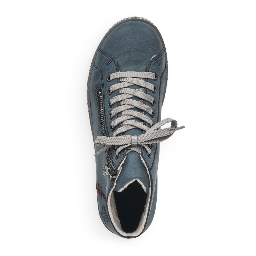 detail Dámská kotníková obuv RIEKER Z1221-14 modrá W3