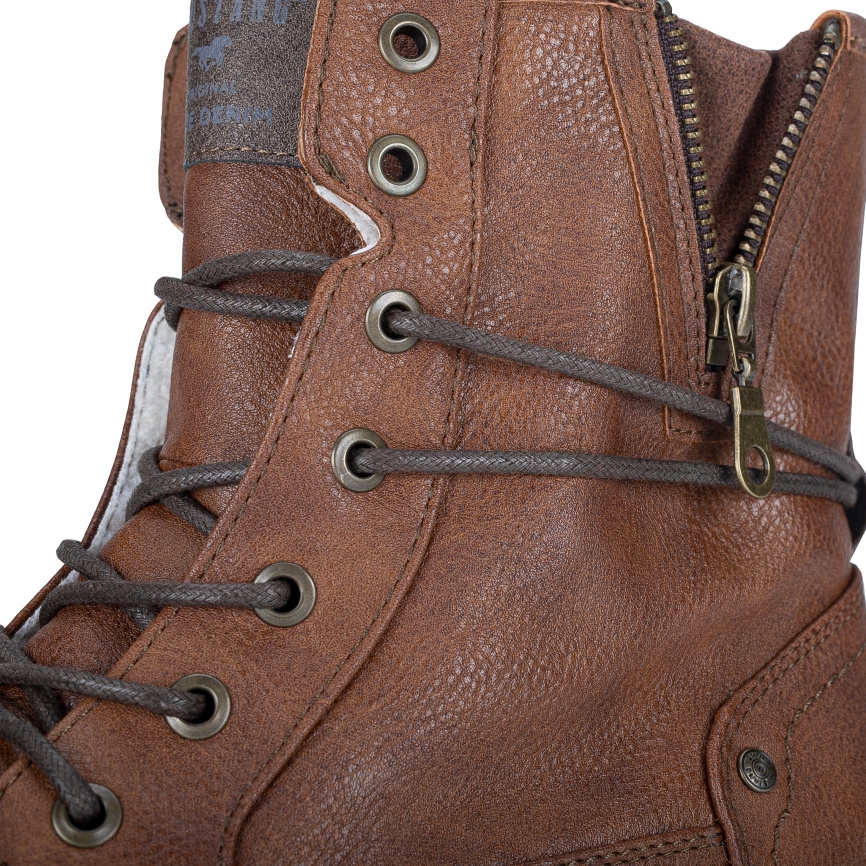 detail Dámská kotníková obuv MUSTANG 1139630-307 hnědá W3