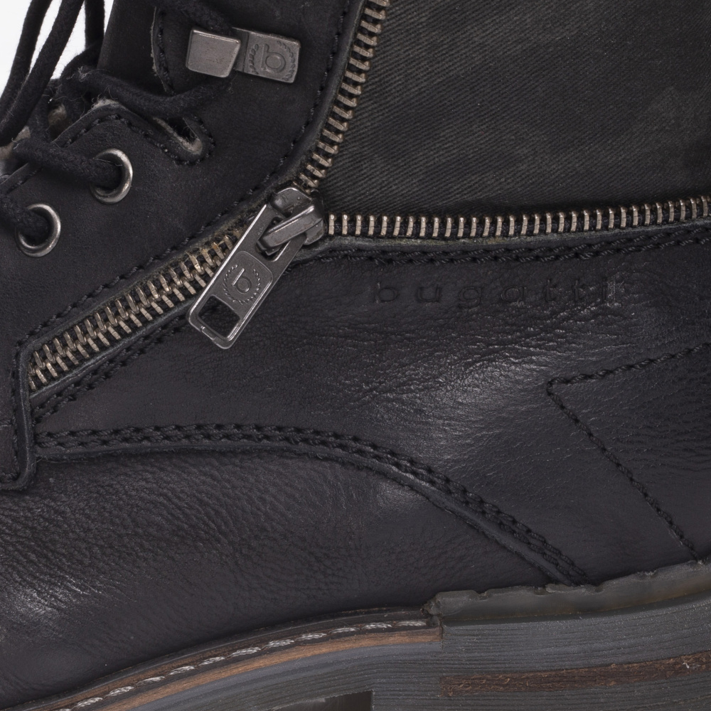 detail Pánská kotníková obuv BUGATTI A0U52-1000 černá W1