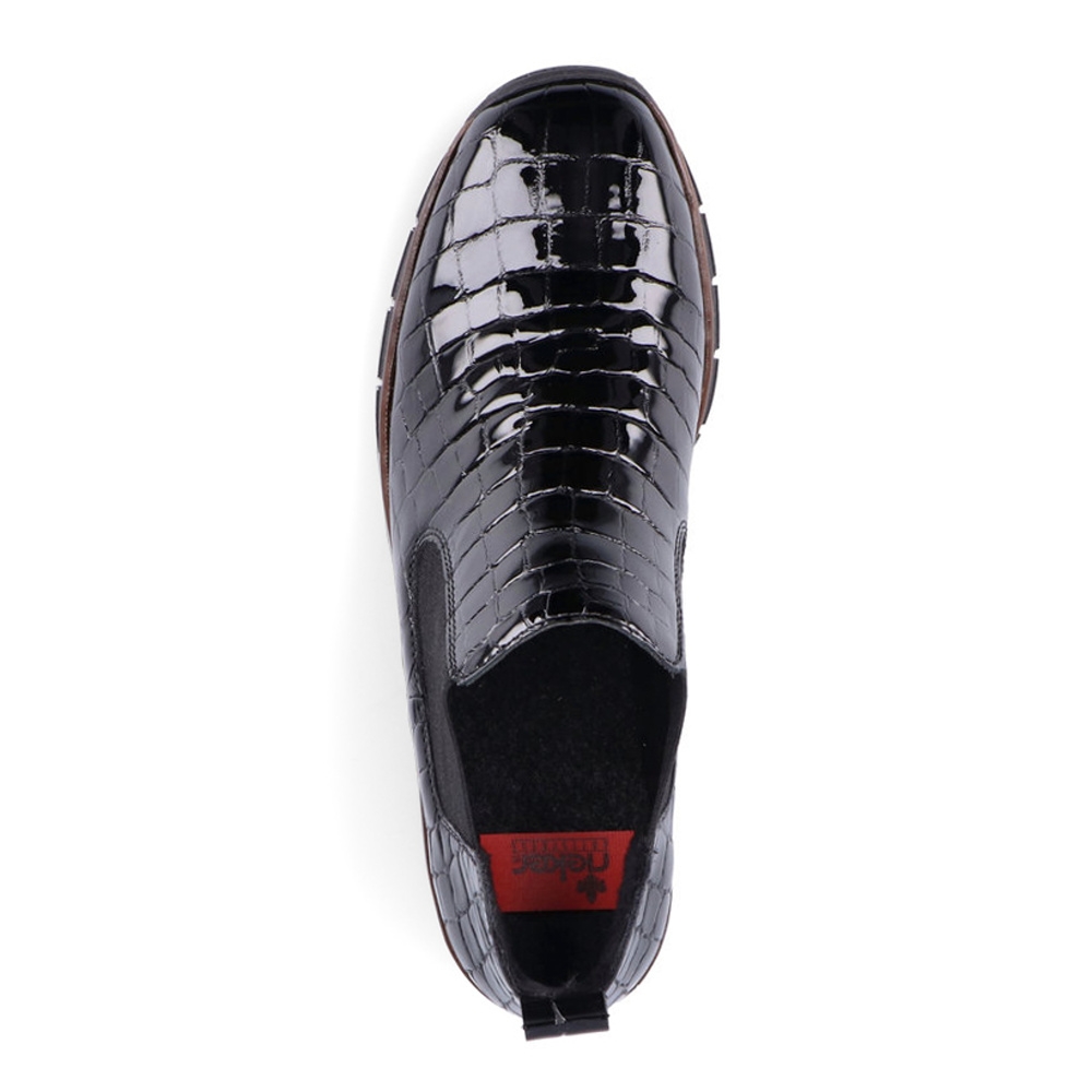 detail Dámská kotníková obuv RIEKER 53794-01 černá W3
